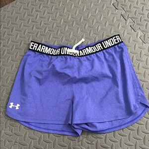 Youth Under Armour purple  Training Shorts YXL